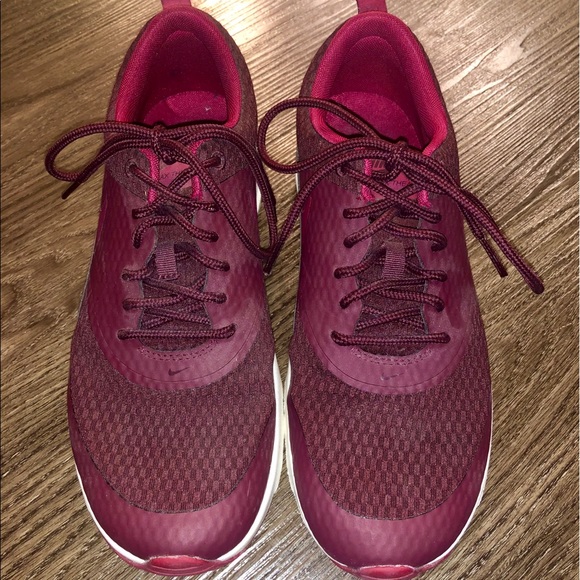 Burgundy Nike Running Shoes - Picture 2 of 5